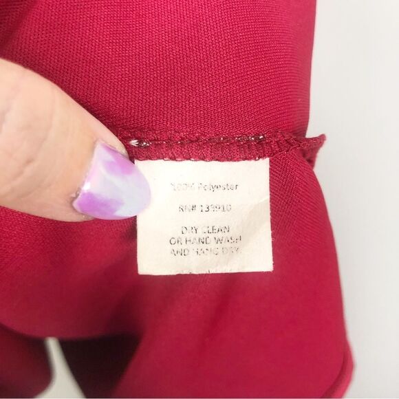 SHOW ME YOUR MUMU | Martini Burgundy Ruby Strappy Mini Dress Women’s Size Small - Picture 13 of 13